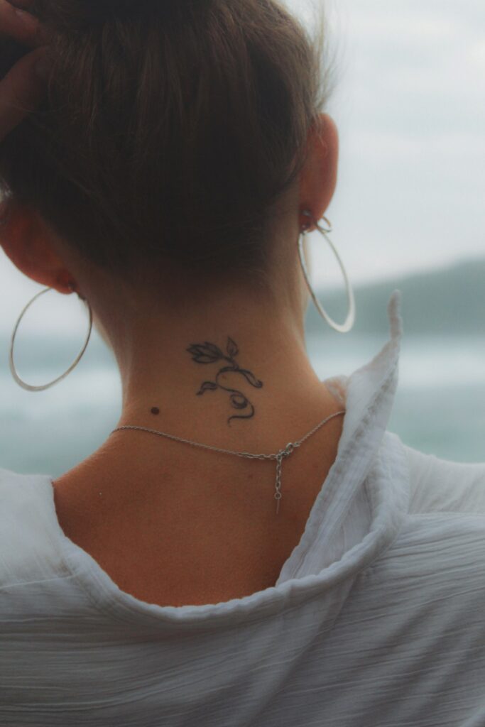 Small Symbol on the Back of the Neck